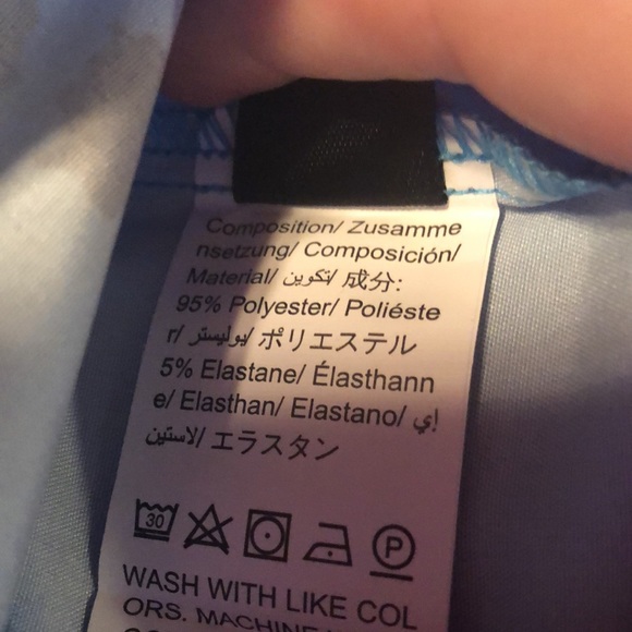 Blue and black print tank top - Picture 5 of 5